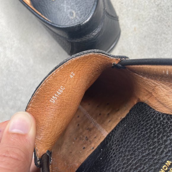 ⭐️ 5/$50 - GEOX vintage black leather loafers - size 10 - Picture 8 of 11